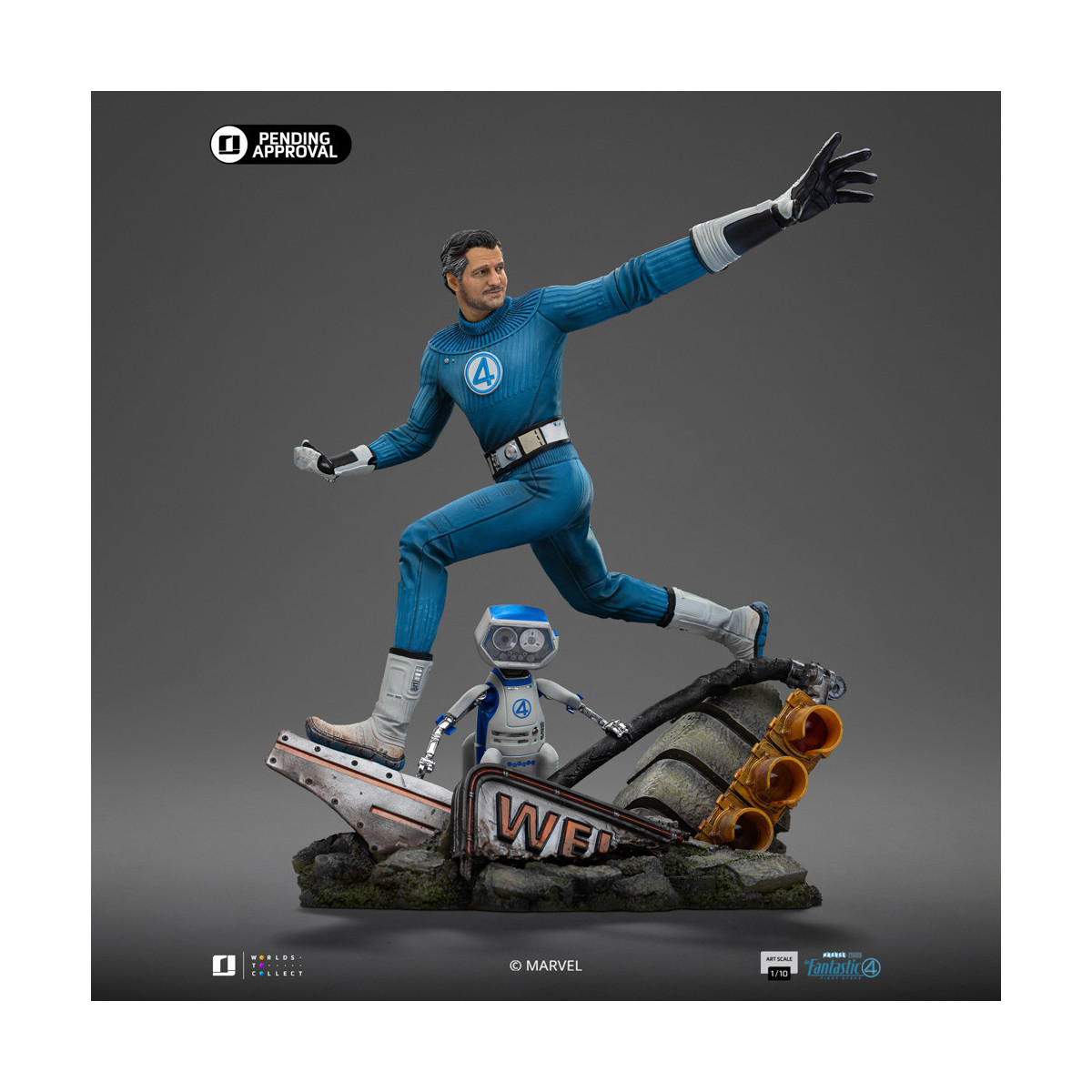 Iron Studios - Marvel Fantastic 4 - Mr. Fantastic Reed Richards Arts Scale 1/10