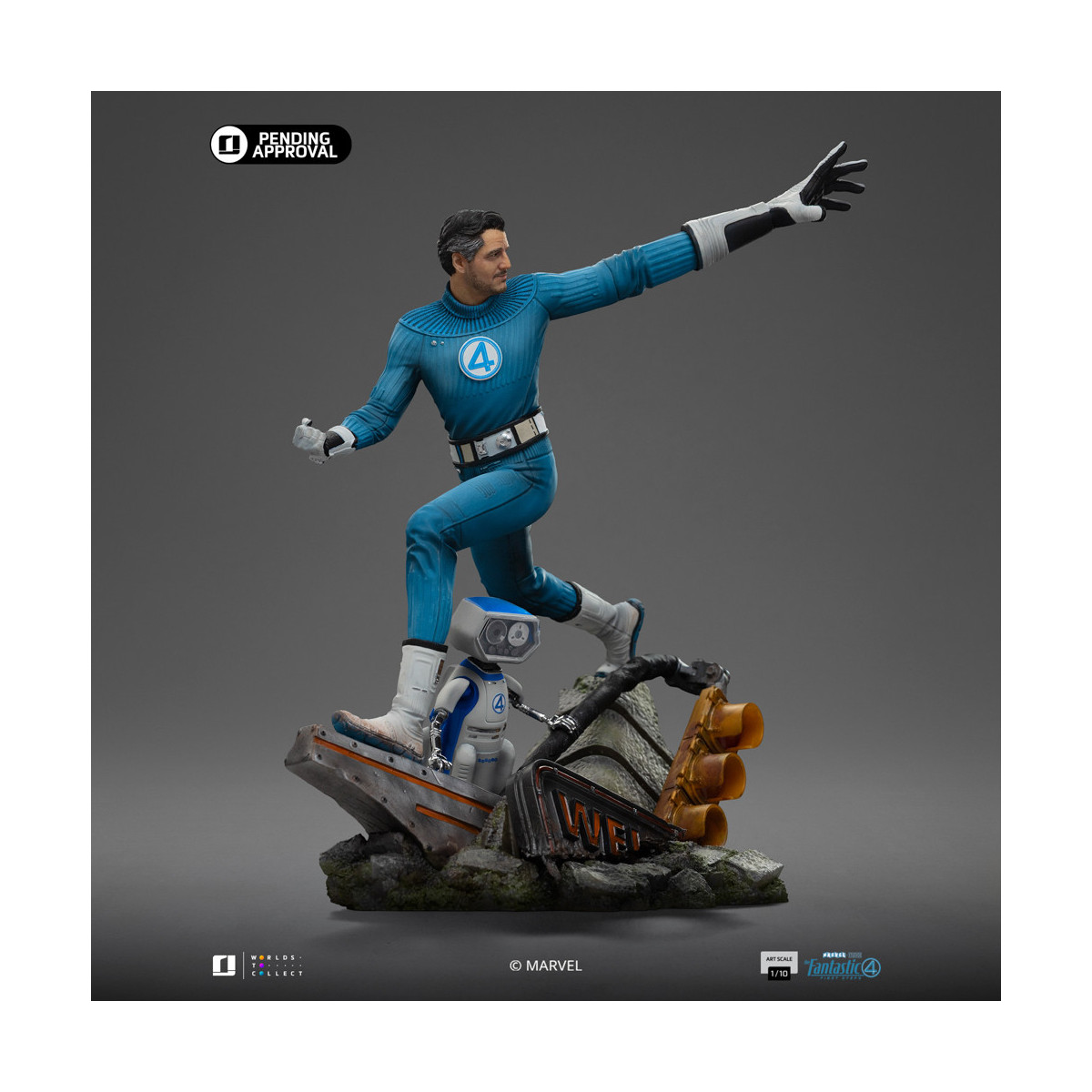 Iron Studios - Marvel Fantastic 4 - Mr. Fantastic Reed Richards Arts Scale 1/10