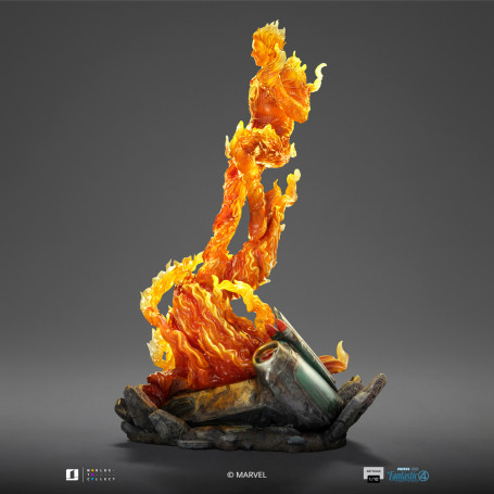 Iron Studios - Marvel Fantastic 4 - Human Torch Johnny Storm Scale Art Scale 1/10
