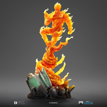 Iron Studios - Marvel Fantastic 4 - Human Torch Johnny Storm Scale Art Scale 1/10