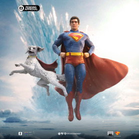 Iron Studios - DCU Superman - Superman & Krypto Art Scale Art Scale 1/10