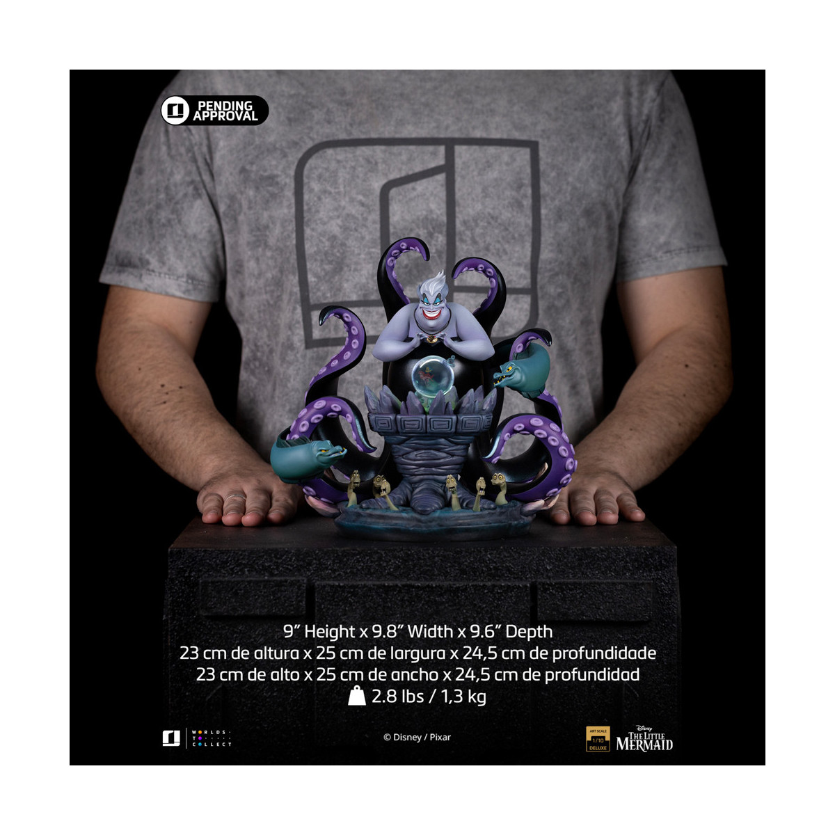 Iron Studios - Disney Villains Ursula Deluxe Art Scale 1/10 - The Little Mermaid