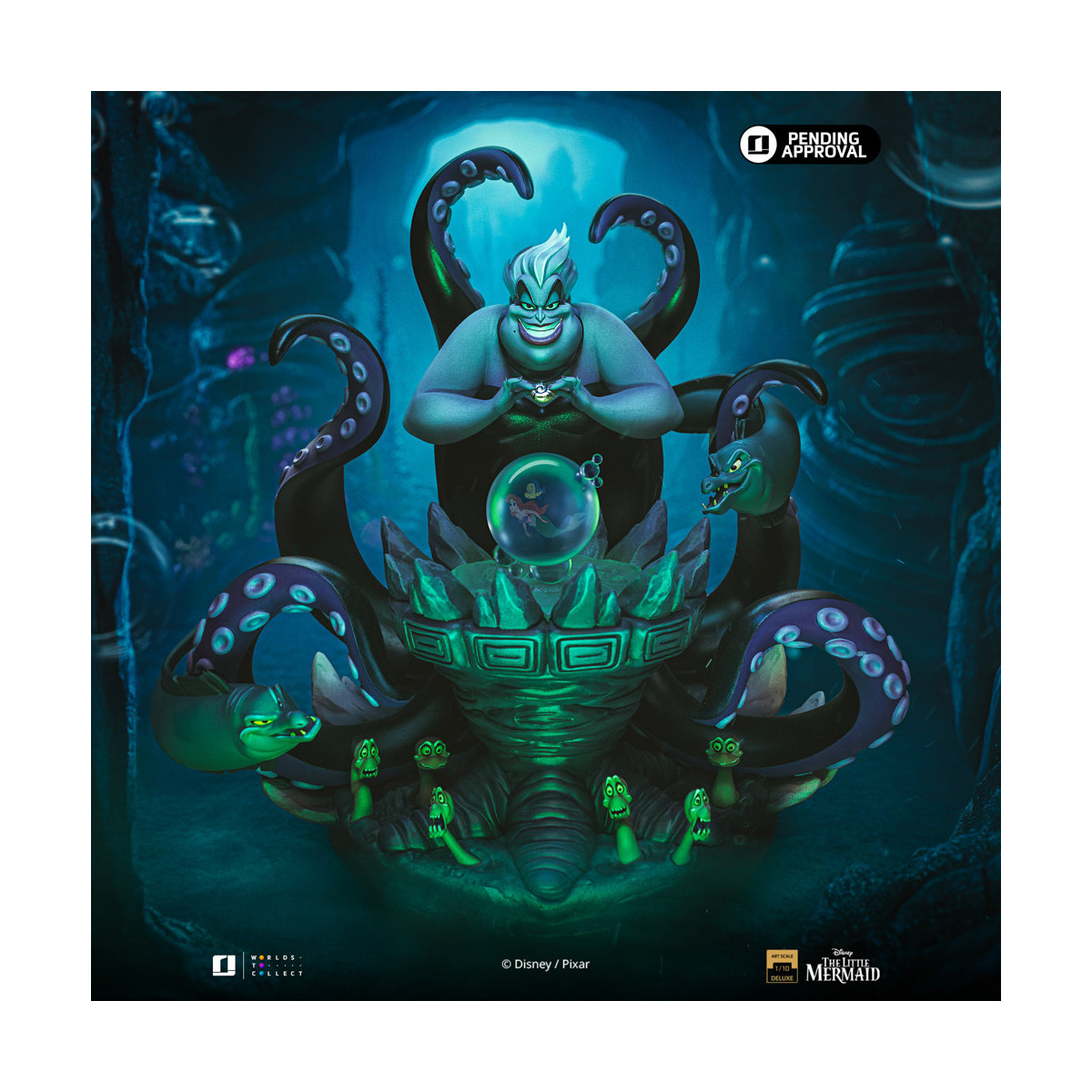 Iron Studios - Disney Villains Ursula Deluxe Art Scale 1/10 - The Little Mermaid