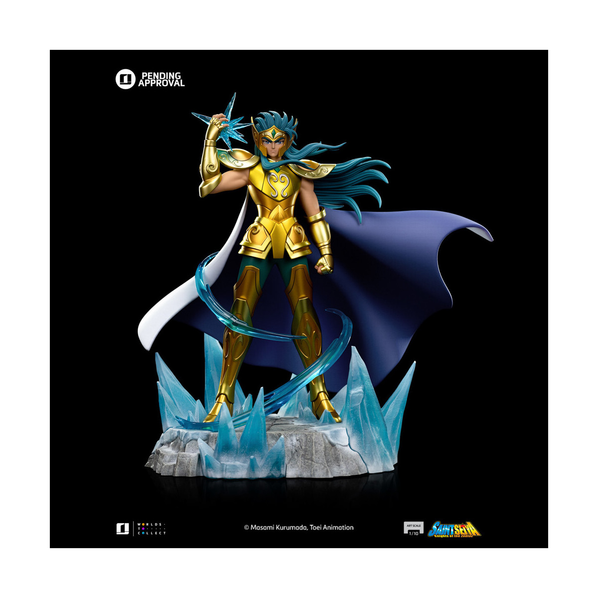 Iron Studios - Saint Seiya - Aquarius Camus Deluxe Art Scale 1/10 - Die Ritter des Zodiakus