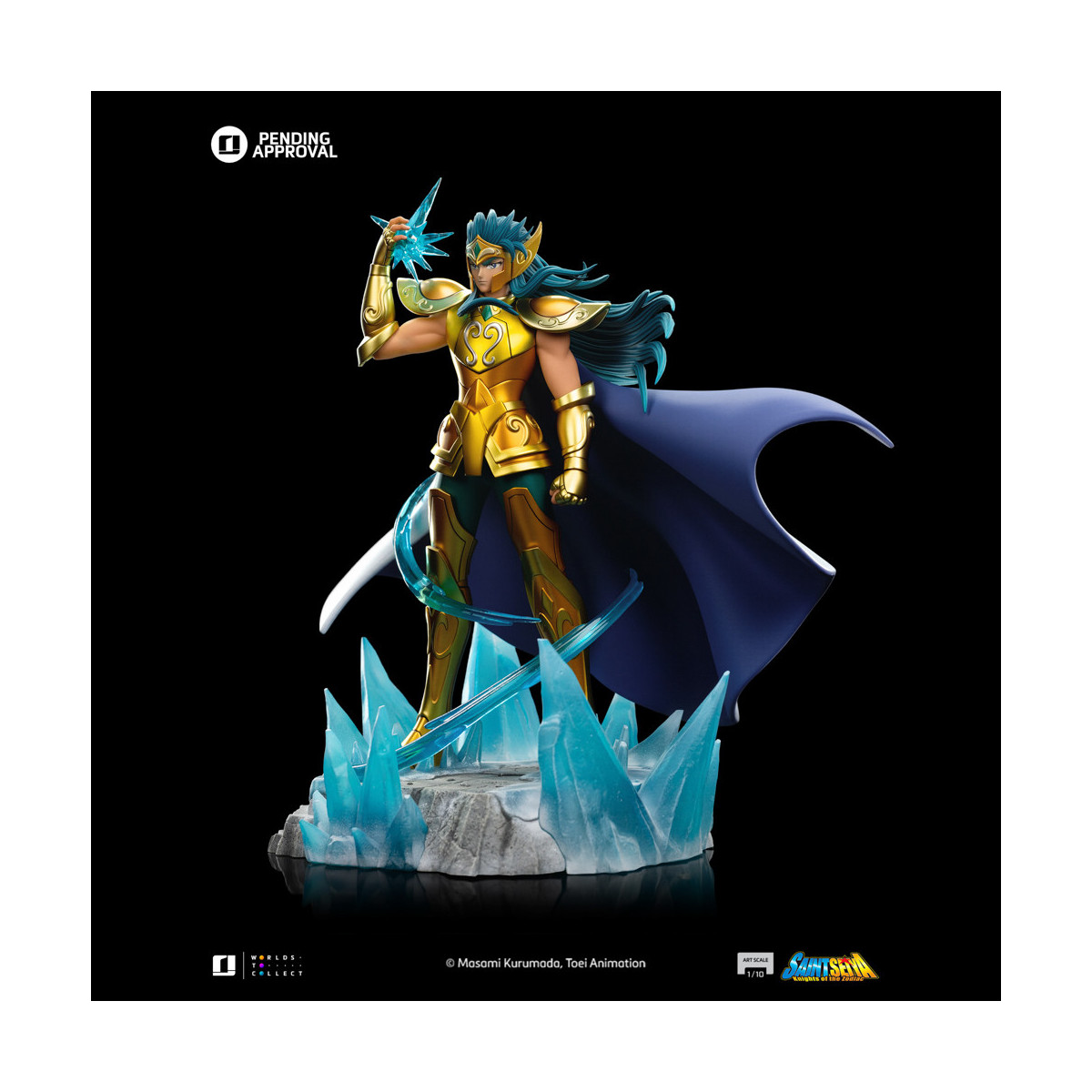 Iron Studios - Saint Seiya - Aquarius Camus Deluxe Art Scale 1/10 - Die Ritter des Zodiakus
