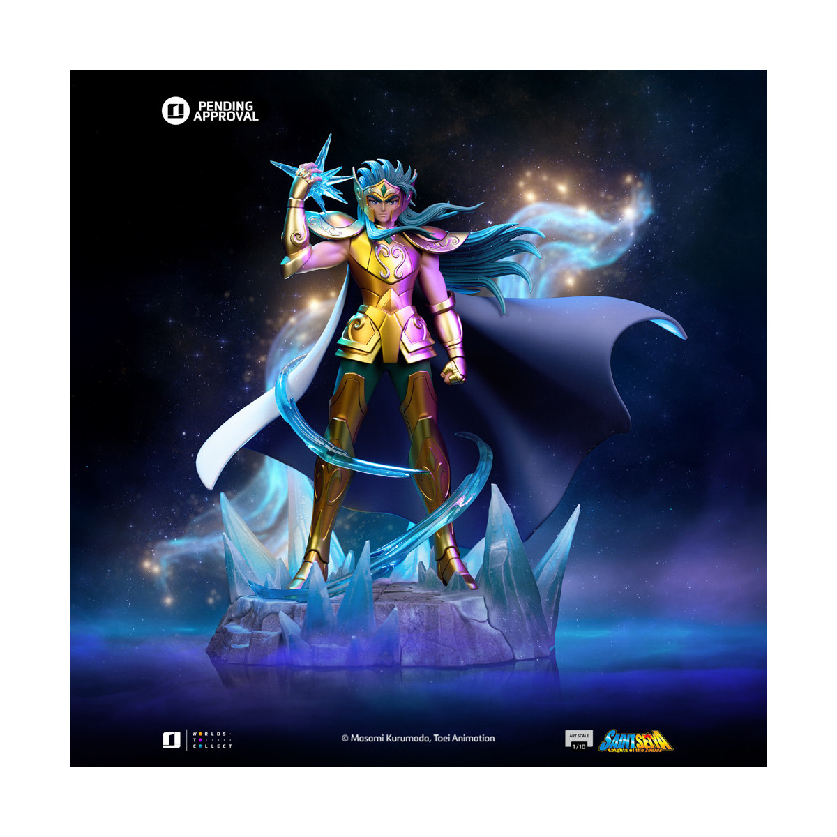 Iron Studios - Saint Seiya - Aquarius Camus Deluxe Art Scale 1/10 - Die Ritter des Zodiakus