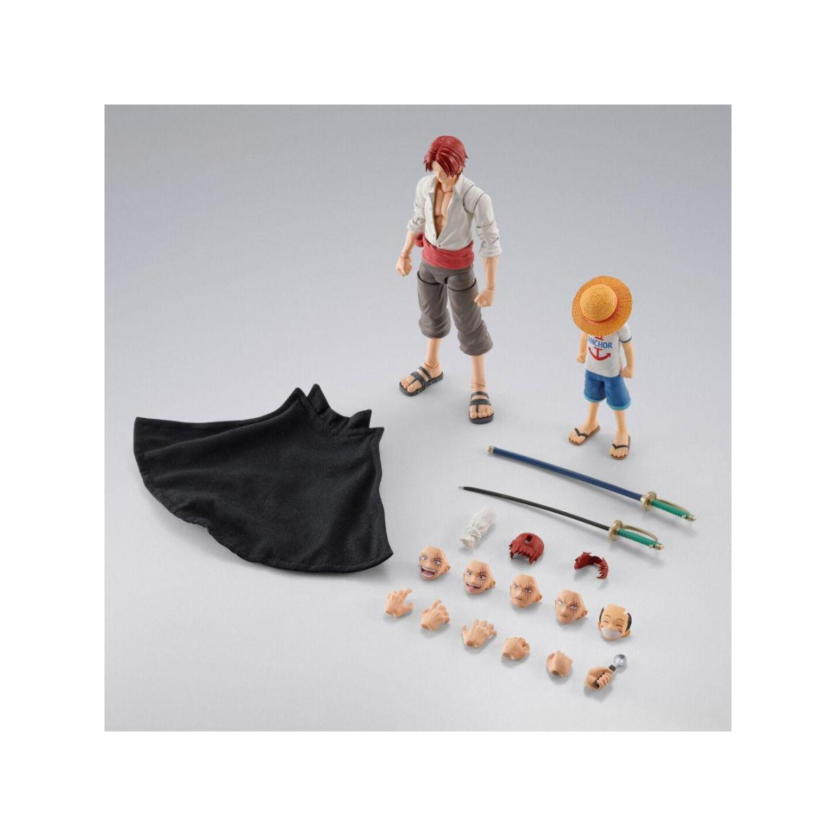 Tamashii Bandai One Piece - Shanks & Monkey.D.Luffy - Childhood - S.H. Figuarts SHF