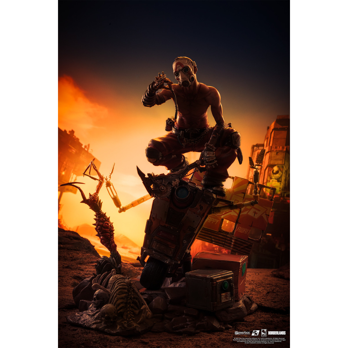 Pure Arts - Borderlands Psycho Bandit & Claptrap Diorama 1/6