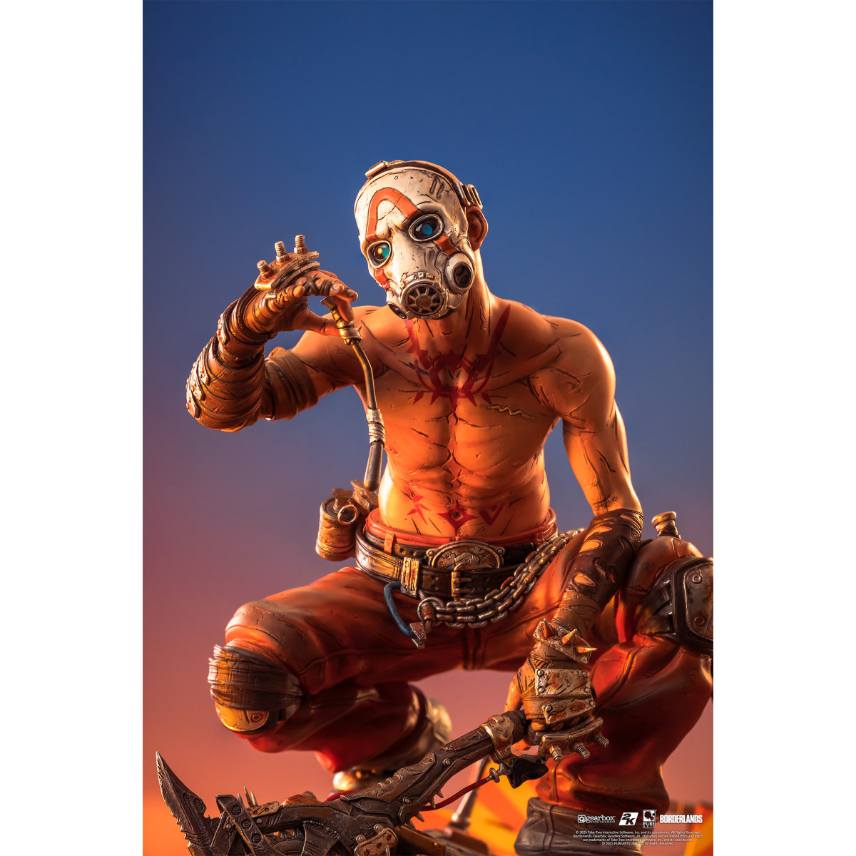Pure Arts - Borderlands Psycho Bandit & Claptrap Diorama 1/6