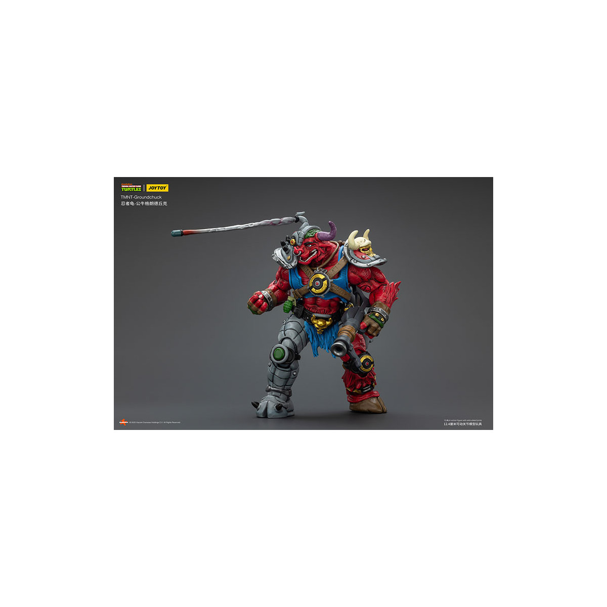 JoyToy TMNT - Groundchuck - Teenage Mutant Ninja Turtles 1/18