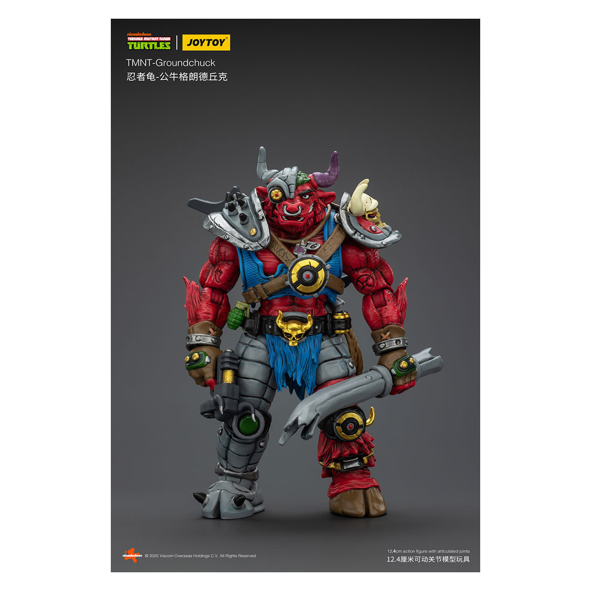JoyToy TMNT - Groundchuck - Teenage Mutant Ninja Turtles 1/18