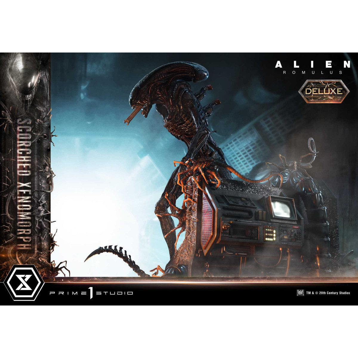 Prime 1 Studio - Scorched Xenomorph DX Bonus Version 1/3 - Alien: Romulus Museum Masterline XL