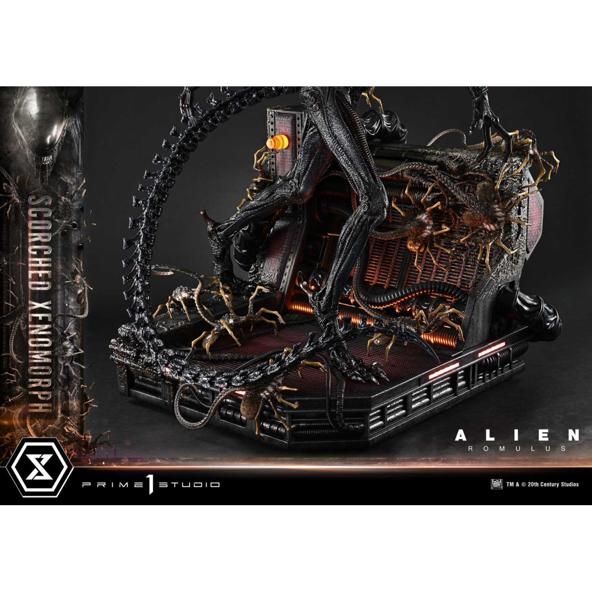Prime 1 Studio - Scorched Xenomorph DX Bonus Version 1/3 - Alien: Romulus Museum Masterline XL
