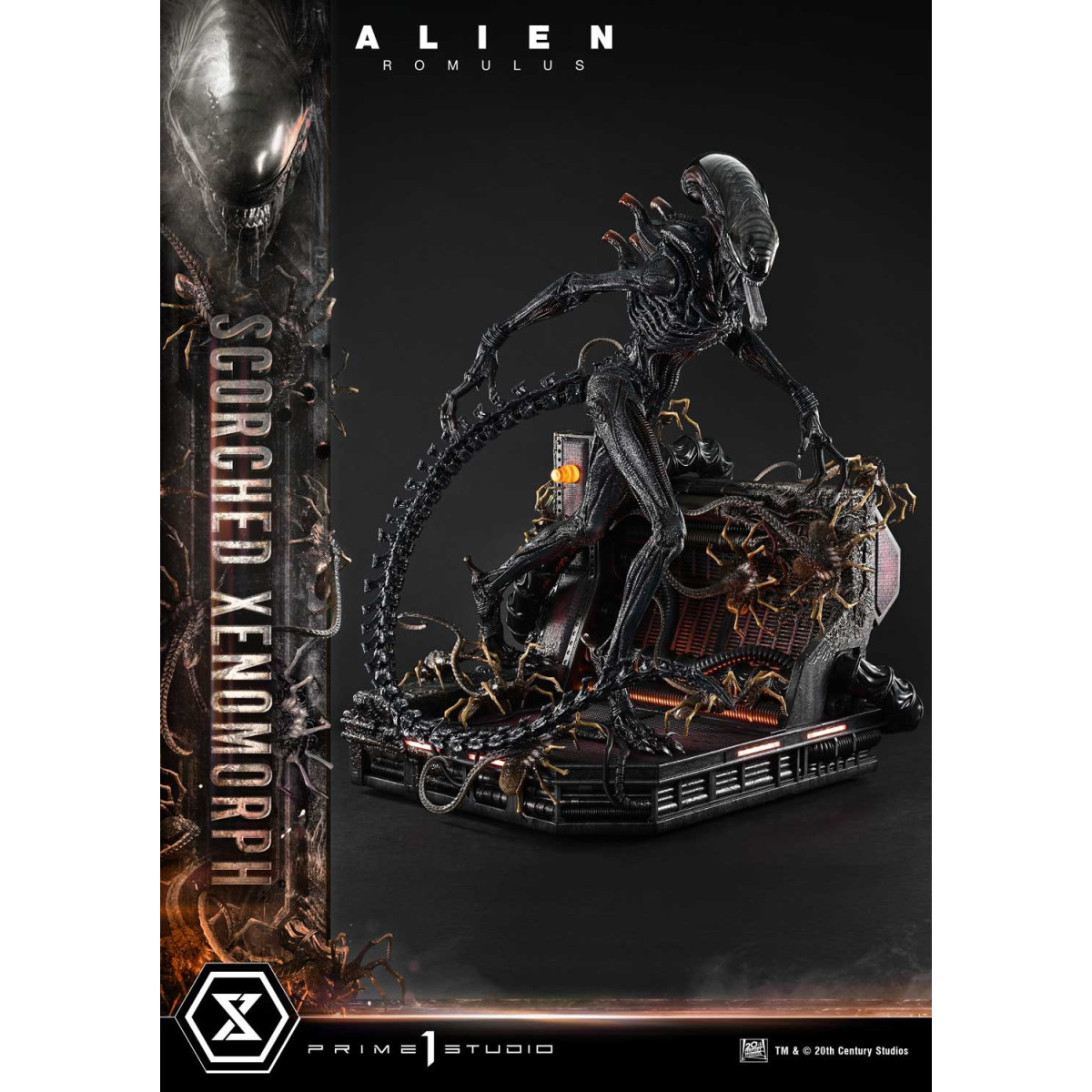 Prime 1 Studio - Scorched Xenomorph DX Bonus Version 1/3 - Alien: Romulus Museum Masterline XL