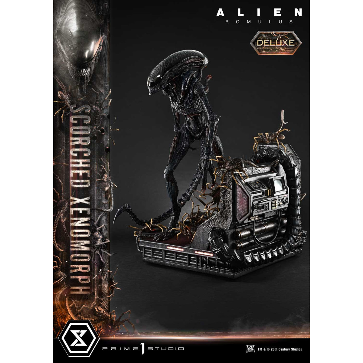 Prime 1 Studio - Scorched Xenomorph DX Bonus Version 1/3 - Alien: Romulus Museum Masterline XL