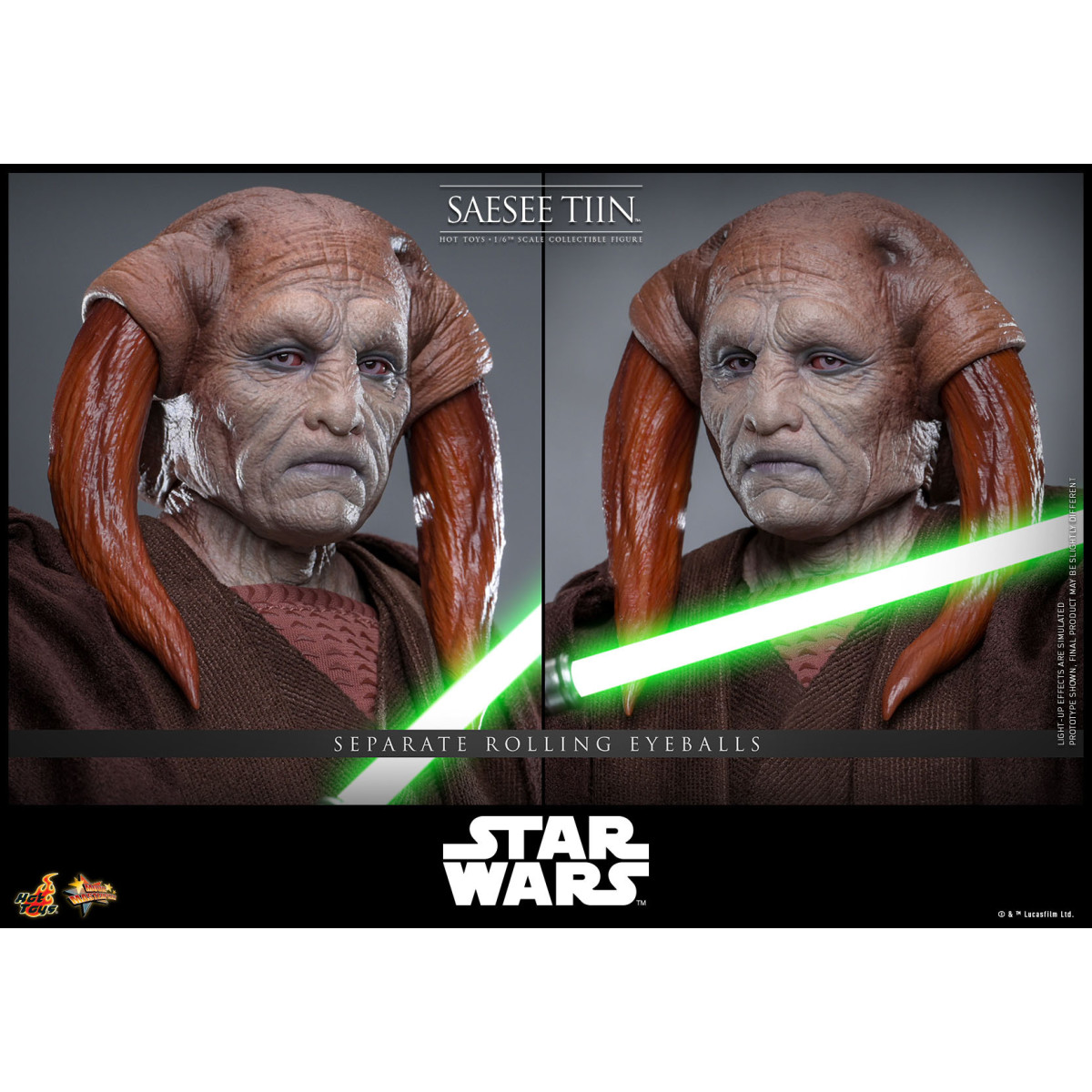 Hot Toys Star Wars - Saesee Tiin MMS1/6 - Die Rache der Sith