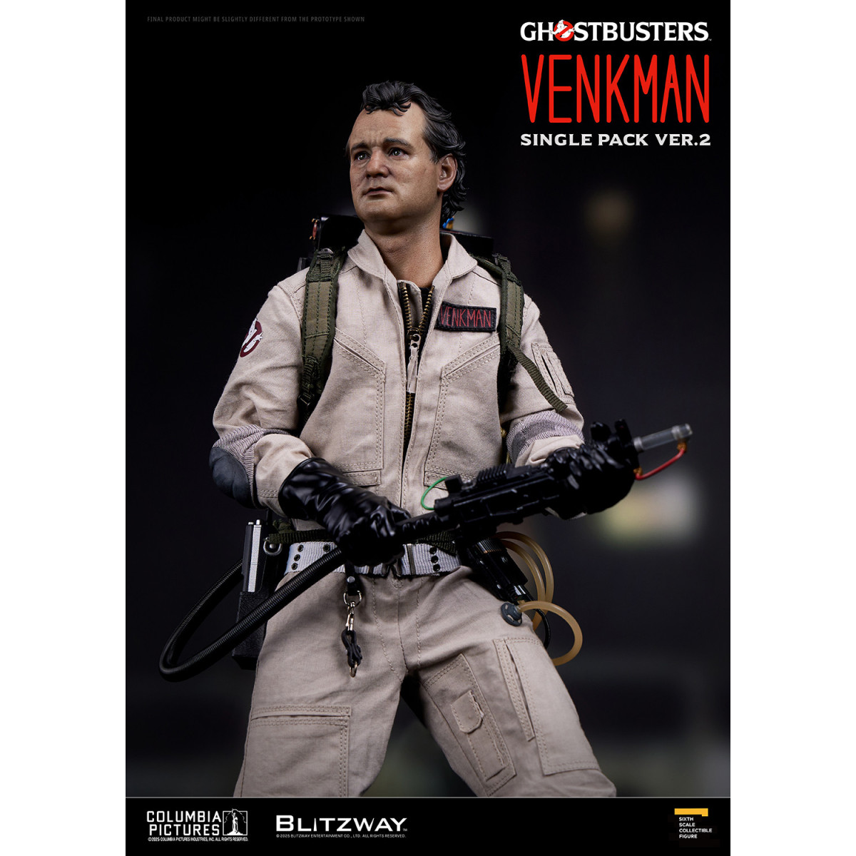 Blitzway - Ghostbusters Dr. Peter Venkman Single Pack ver.2 1/6
