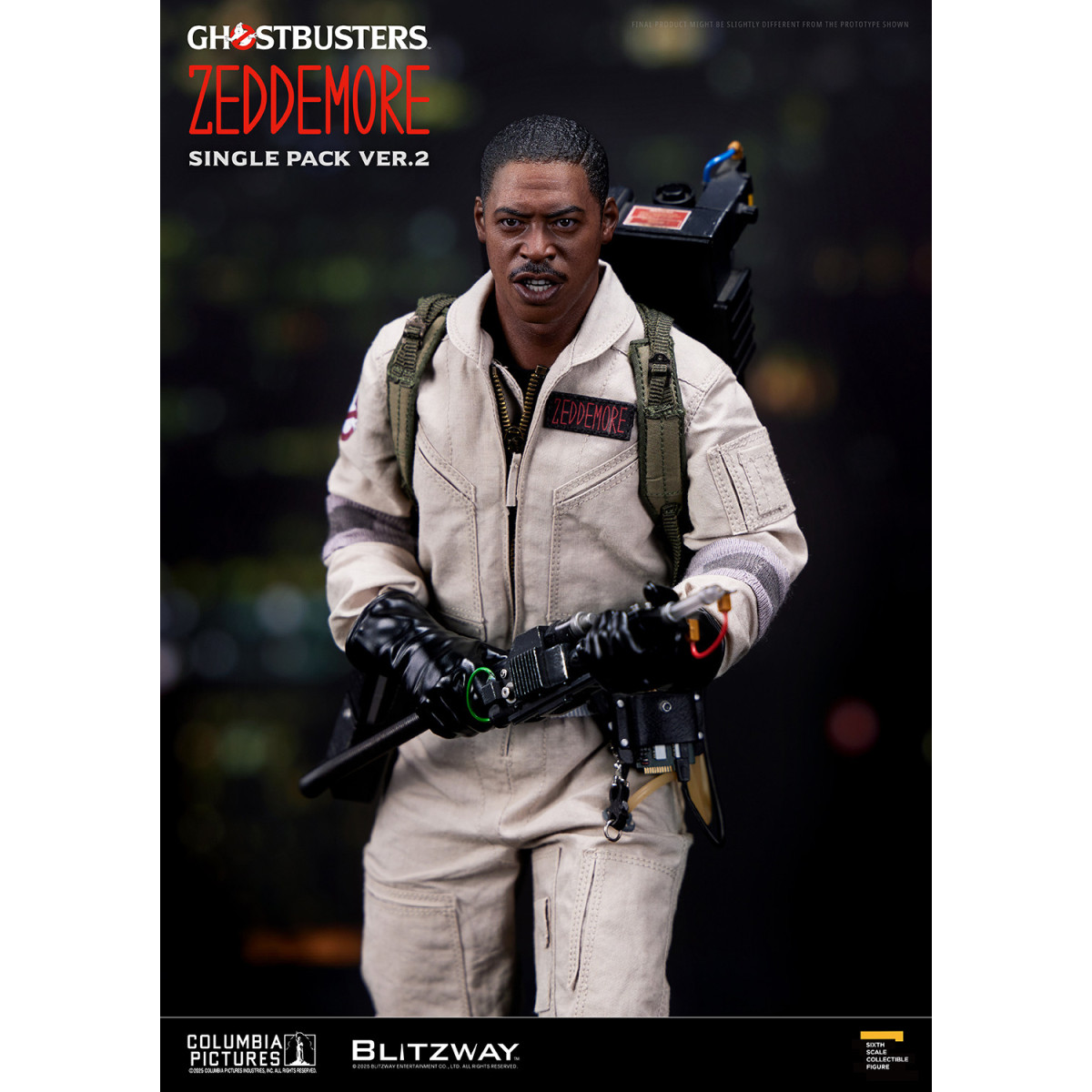 Blitzway - Ghostbusters Winston Zeddemore Single Pack ver.2 1/6