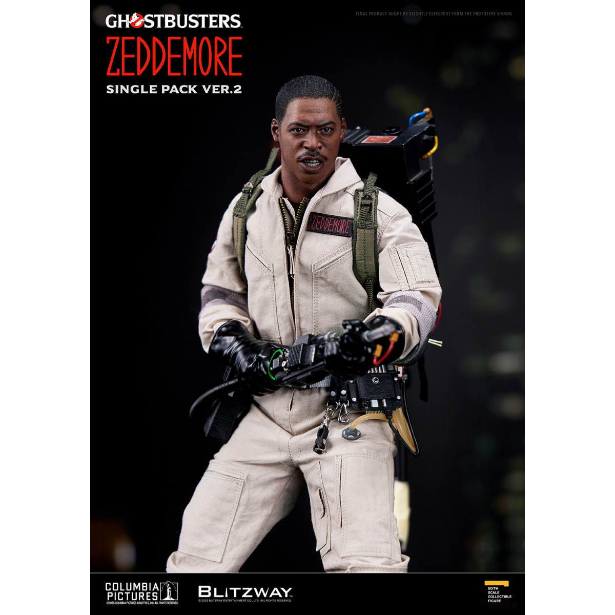 Blitzway - Ghostbusters Winston Zeddemore Single Pack ver.2 1/6