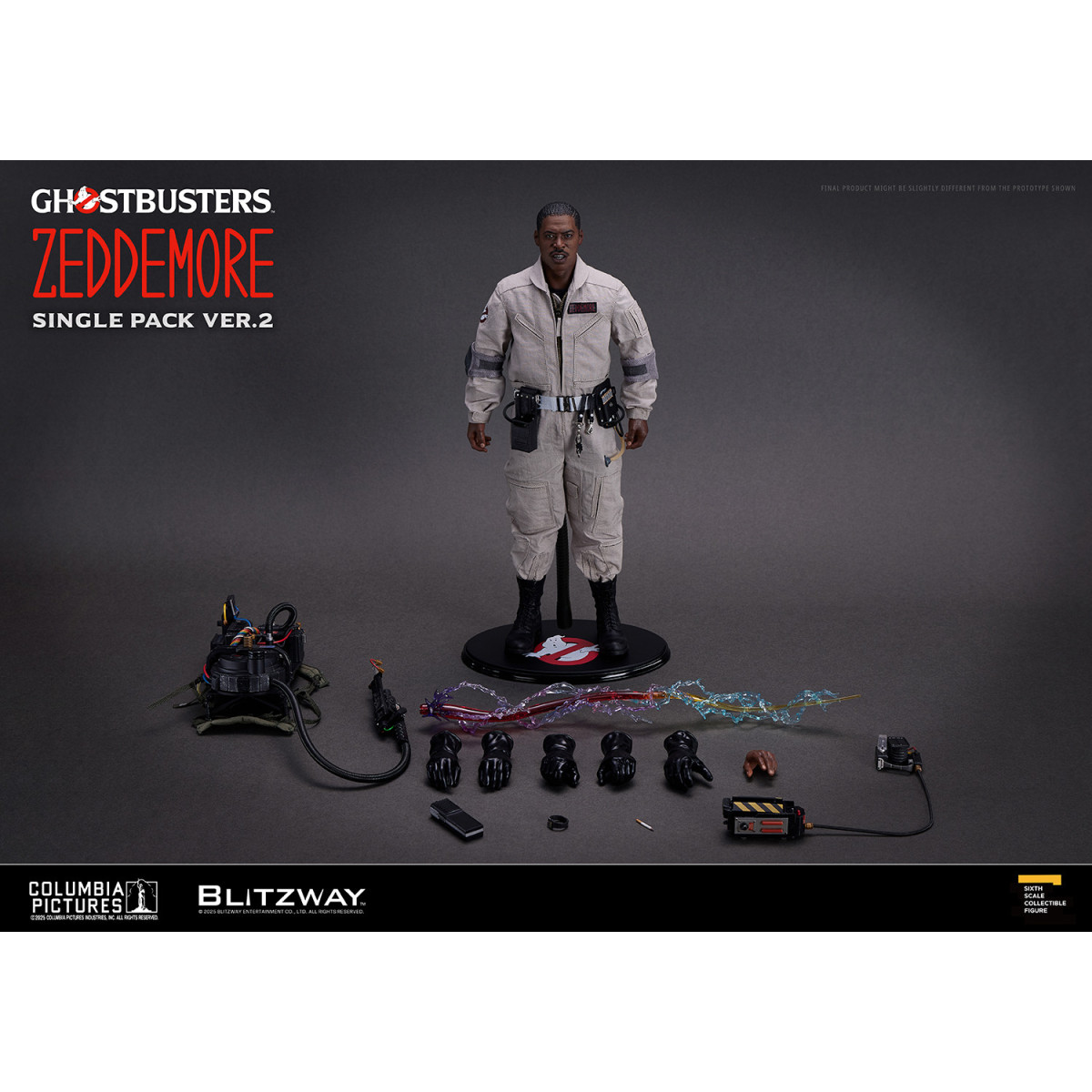 Blitzway - Ghostbusters Winston Zeddemore Single Pack ver.2 1/6