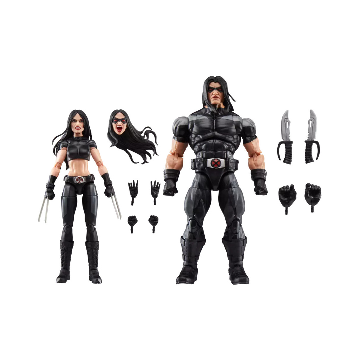 Hasbro Marvel Legends Series X-Men - X-Force X-23 und Warpath