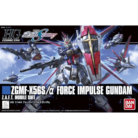 Bandai - Gunpla - Gundam 1/144 HG - ZGMF-X56S/α FORCE IMPULSE GUNDAM - Gundam Seed