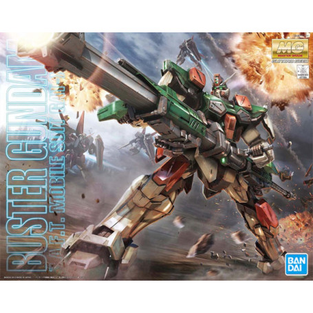 Bandai - Gunpla - Gundam 1/100 MG - GAT-X103 BUSTER GUNDAM - Mobile Suit Gundam Seed