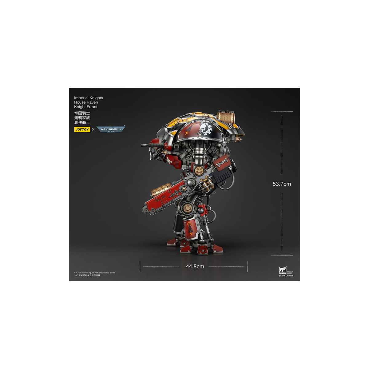 Joytoy - Imperial Knights - House Raven Knight Errant - Warhammer 40000