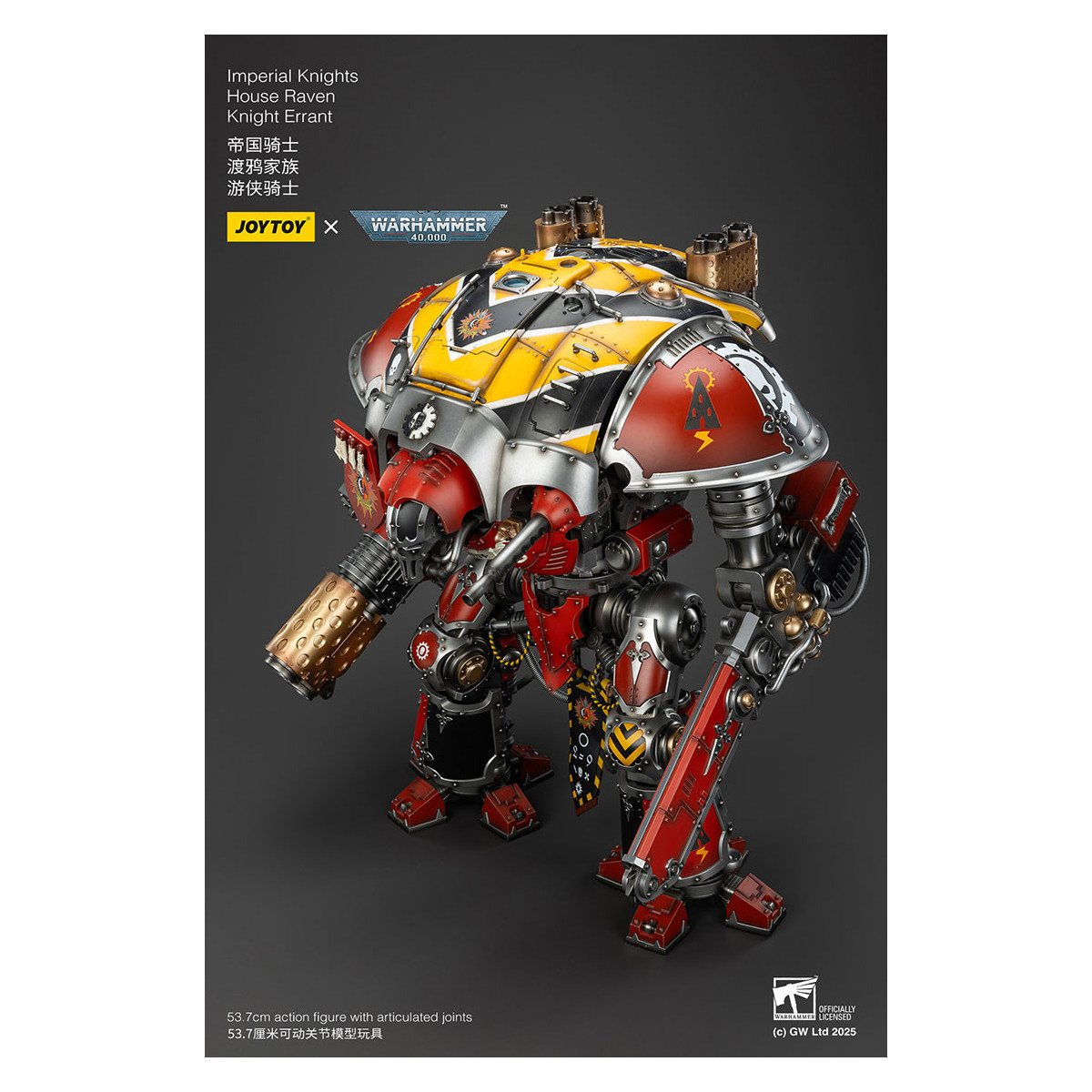 Joytoy - Imperial Knights - House Raven Knight Errant - Warhammer 40000