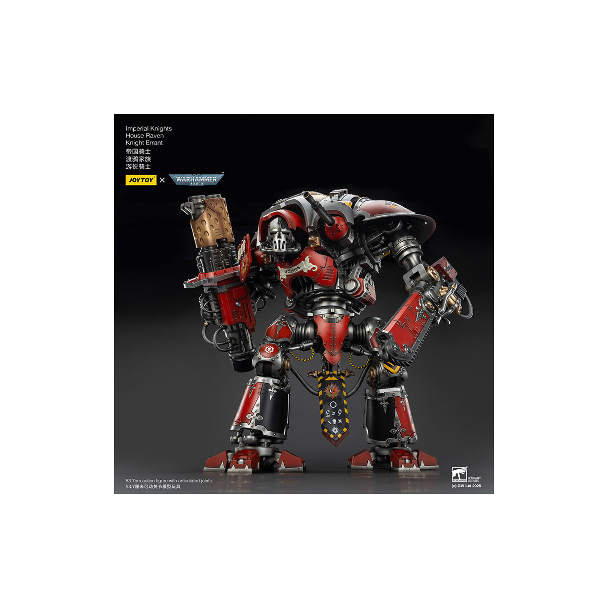 Joytoy - Imperial Knights - House Raven Knight Errant - Warhammer 40000