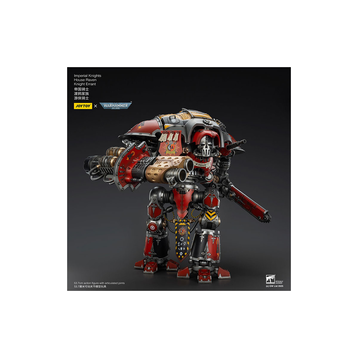 Joytoy - Imperial Knights - House Raven Knight Errant - Warhammer 40000