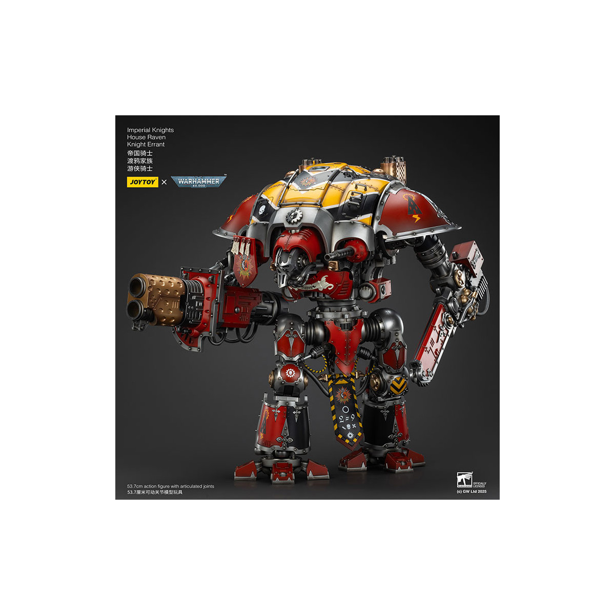 Joytoy - Imperial Knights - House Raven Knight Errant - Warhammer 40000