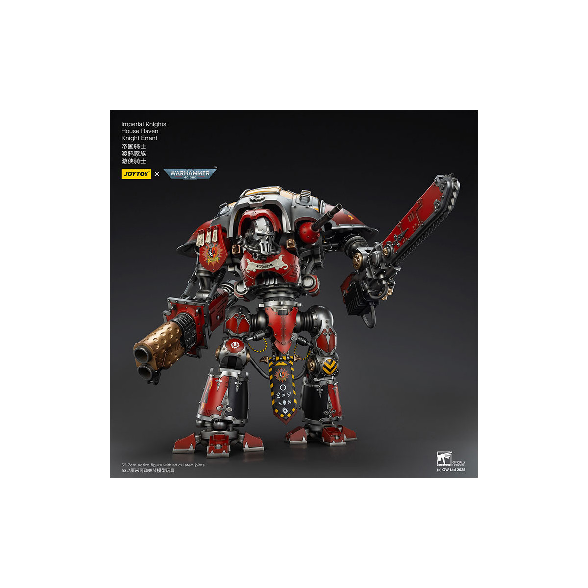 Joytoy - Imperial Knights - House Raven Knight Errant - Warhammer 40000