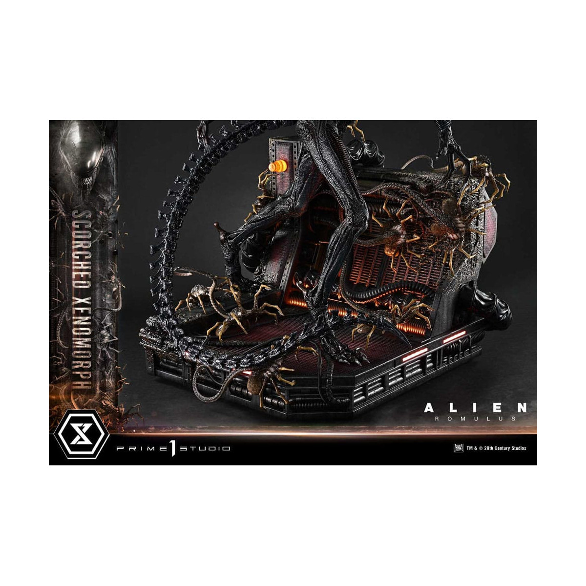 Prime 1 Studio - Scorched Xenomorph Deluxe Version 1/3 - Alien: Romulus Museum Masterline XL