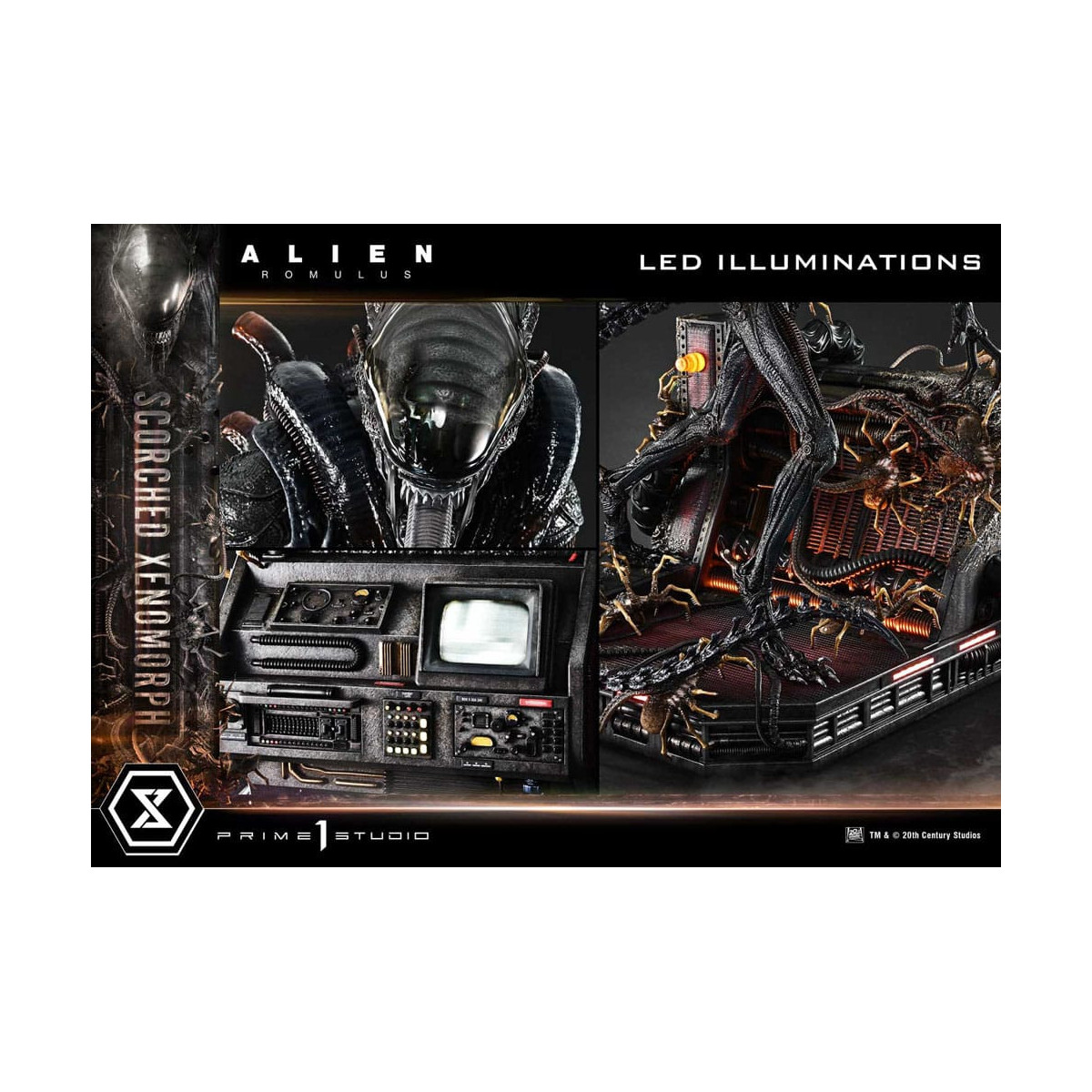Prime 1 Studio - Scorched Xenomorph Deluxe Version 1/3 - Alien: Romulus Museum Masterline XL
