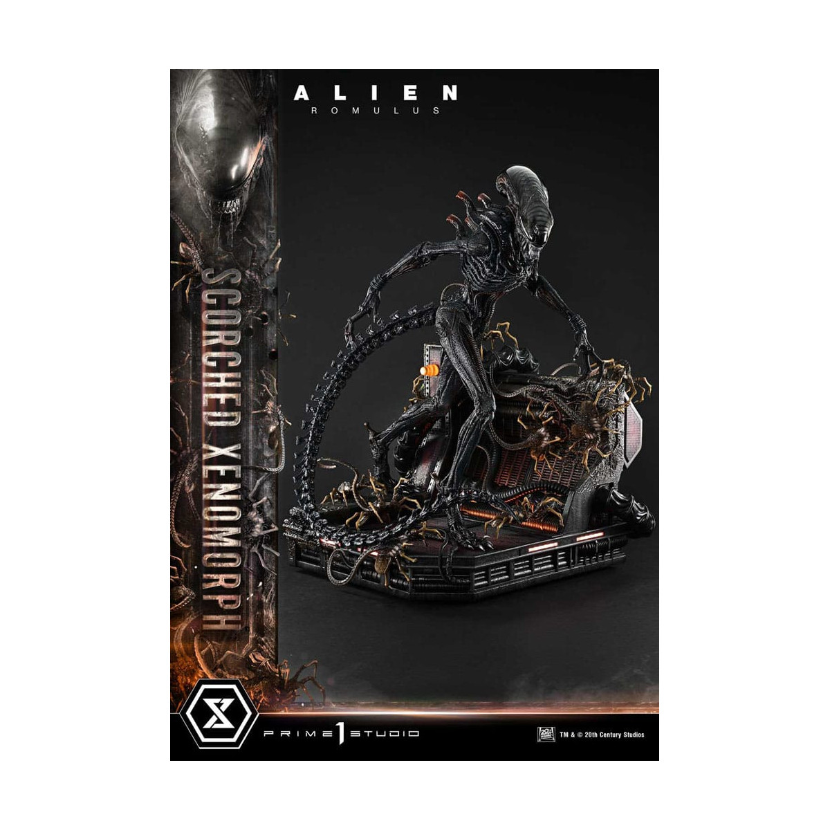 Prime 1 Studio - Scorched Xenomorph Deluxe Version 1/3 - Alien: Romulus Museum Masterline XL