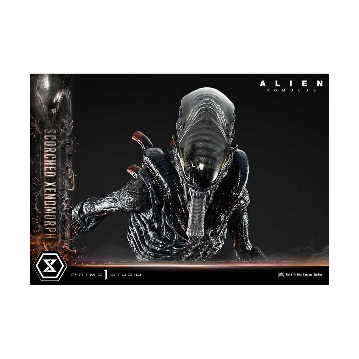 Prime 1 Studio - Scorched Xenomorph Deluxe Version 1/3 - Alien: Romulus Museum Masterline XL