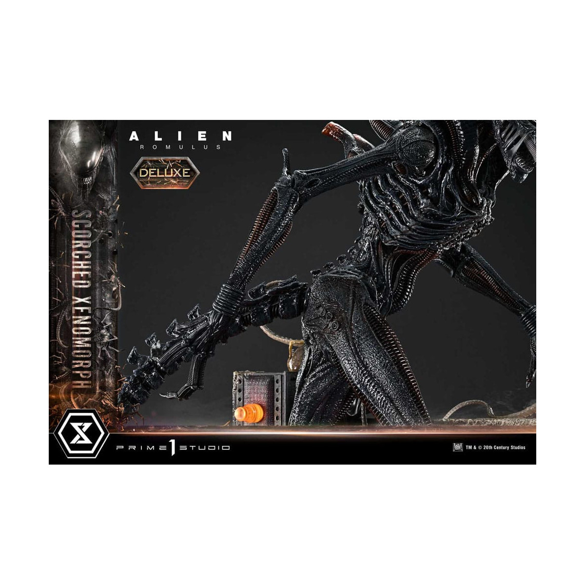 Prime 1 Studio - Scorched Xenomorph Deluxe Version 1/3 - Alien: Romulus Museum Masterline XL