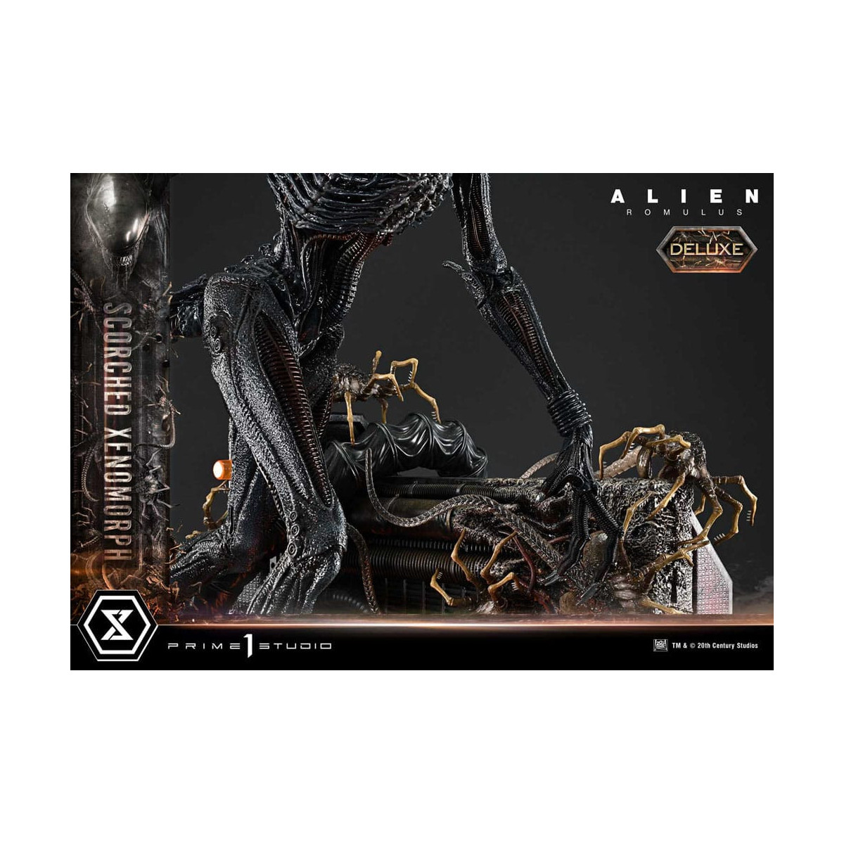 Prime 1 Studio - Scorched Xenomorph Deluxe Version 1/3 - Alien: Romulus Museum Masterline XL