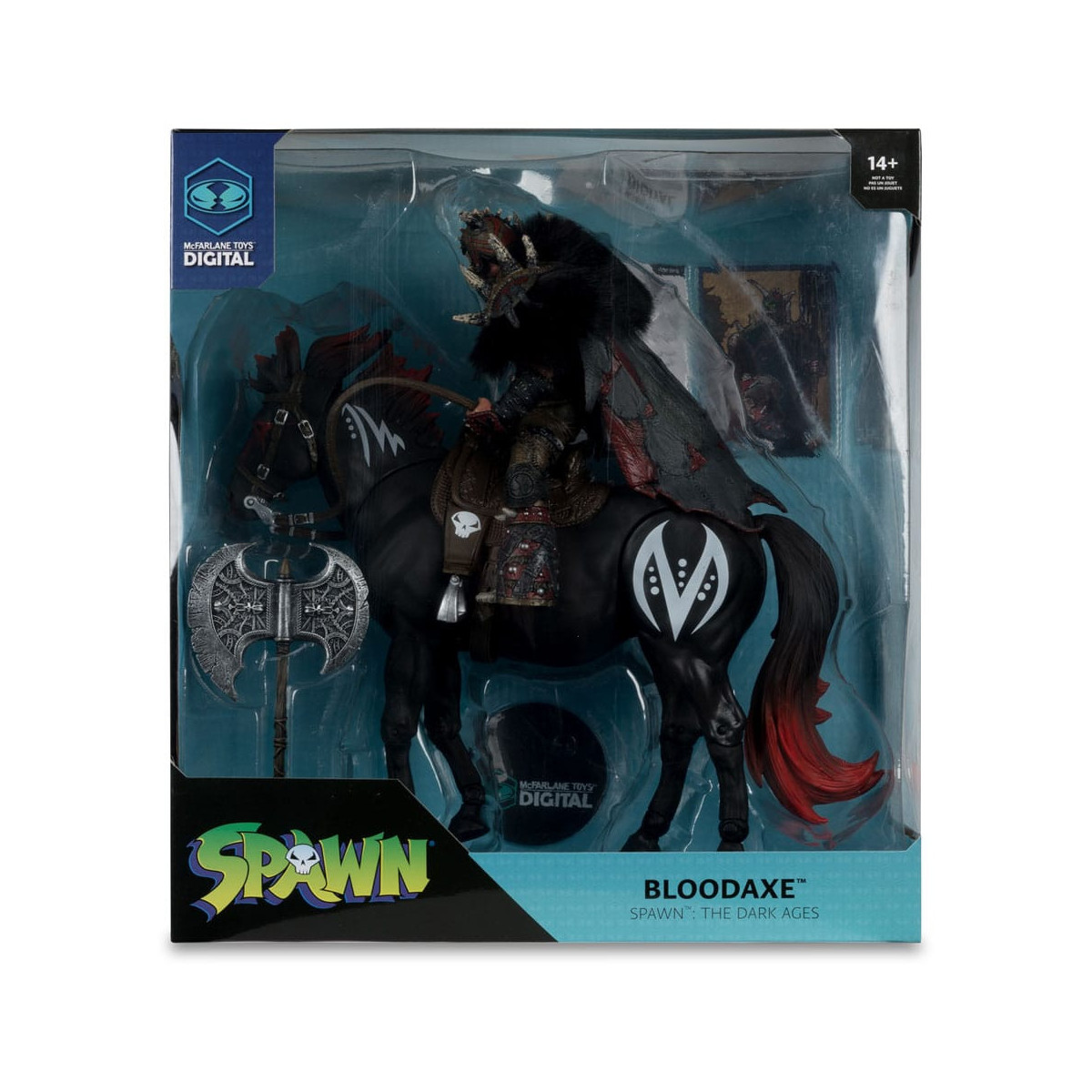 McFarlane - Spawn - Bloodaxe with Horse (Spawn: The Dark Ages)