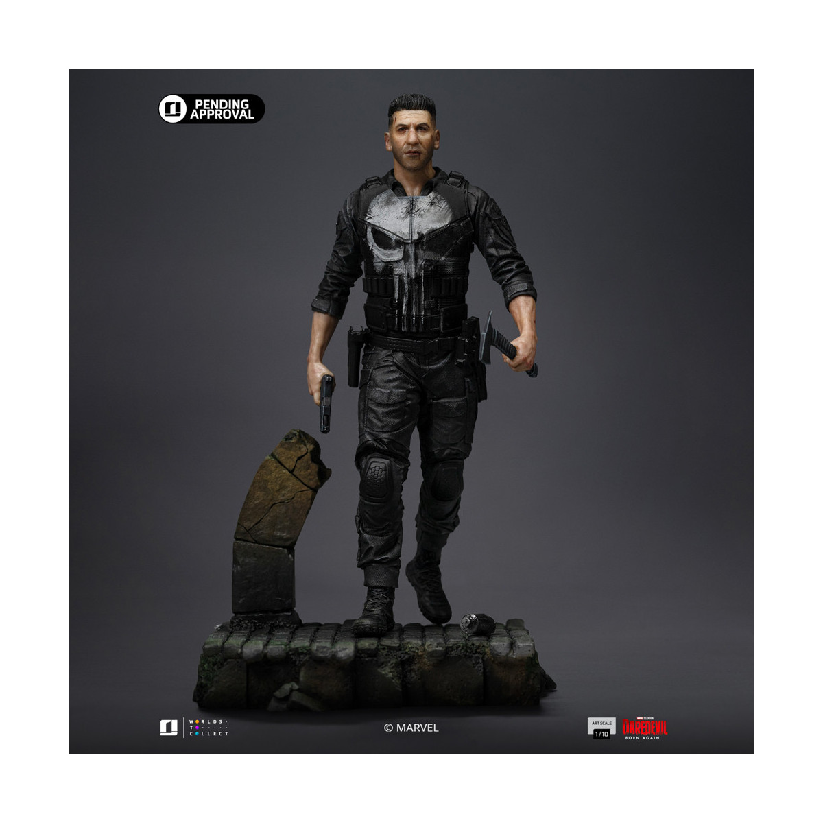 Iron Studios Marvel - Daredevil Born Again - Punisher Art Scale 1/10
