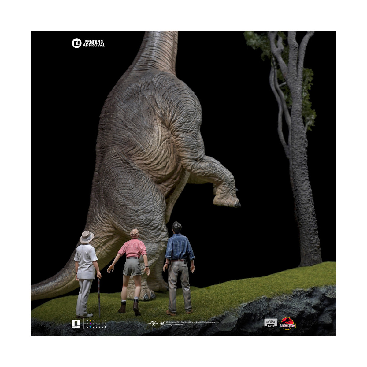 Iron Studios - Jurassic Park - Welcome to Jurassic Park Demi Art Scale 1/20 Special Edition