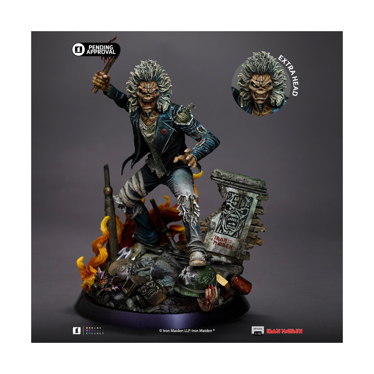 Iron Studios Iron Maiden - Eddie 50th year Anniversary 1/10 Art Scale