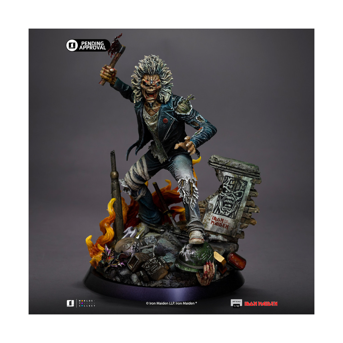 Iron Studios Iron Maiden - Eddie 50th year Anniversary 1/10 Art Scale