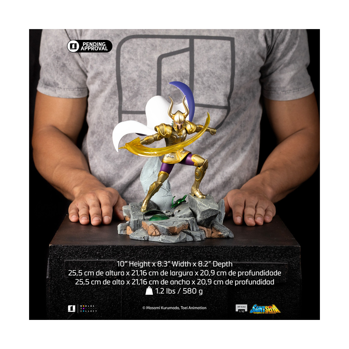 Iron Studios - Saint Seiya - Capricorn Shura Art Scale 1/10 - Die Ritter des Zodiakus