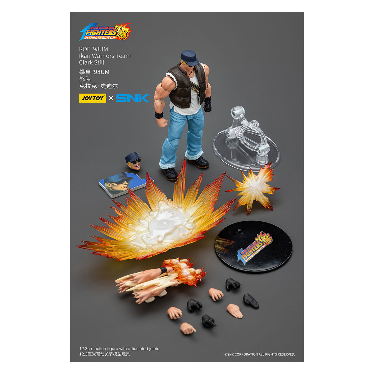 Joytoy X SNK- The King of Fighters 98 UM - Clark Still - Ikari Warriors Team