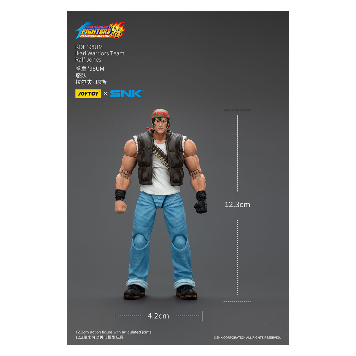 Joytoy X SNK- The King of Fighters 98 UM - Ralf Jones - Ikari Warriors Team
