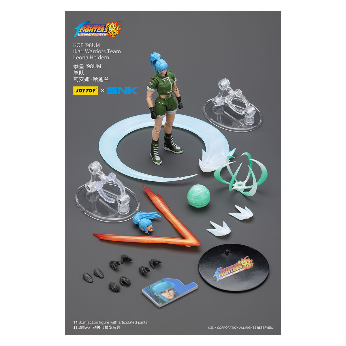 Joytoy X SNK- The King of Fighters 98 UM - Leona Heidern - Ikari Warriors Team