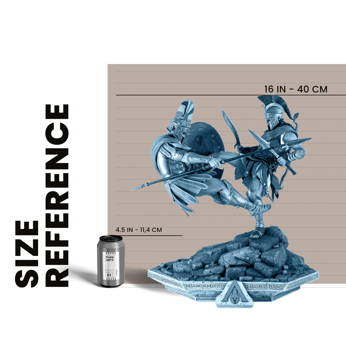 Pure arts - Spartan Kick Alexios Diorama 1/6 - Assassin's Creed Odyssey