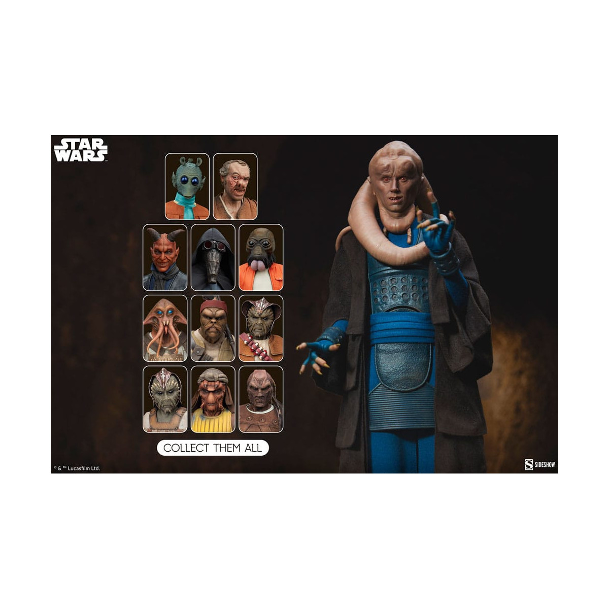 Sideshow Star Wars - Bib Fortuna 1/6 Scum and Villainy - Return of the Jedi